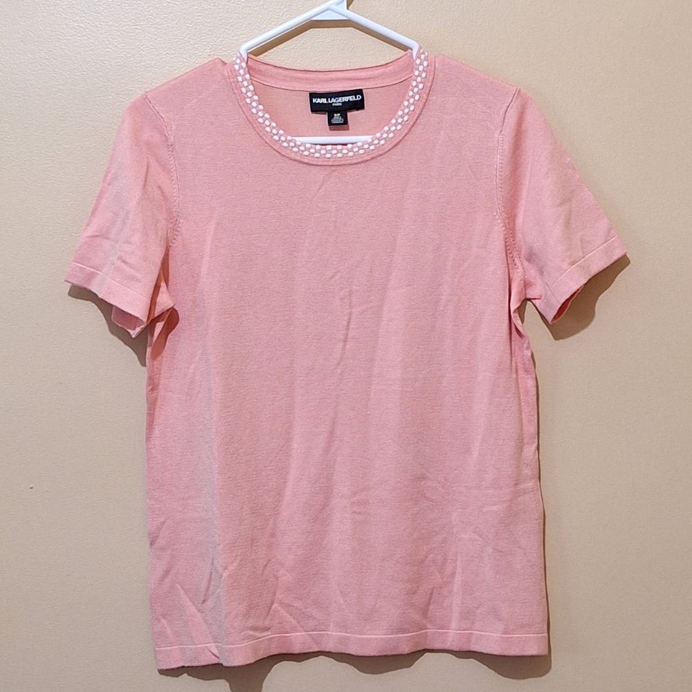 Karl Lagerfeld Short Sleeve Top